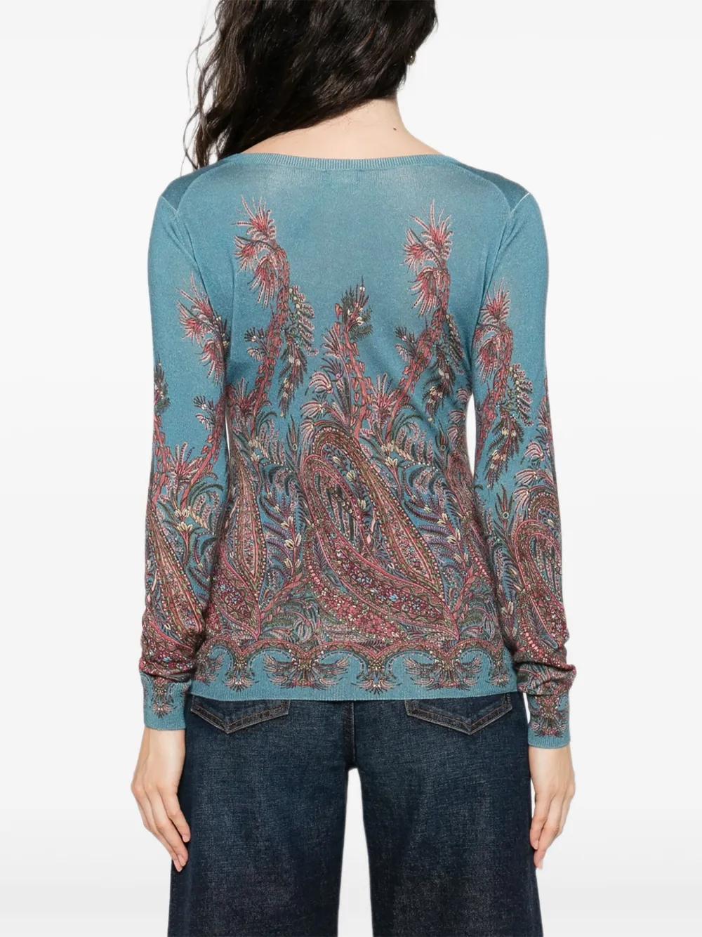 ETRO Paisley Patterned V-Neck Blouse