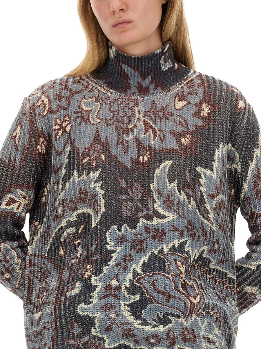 ETRO Oversized Wool Sweater (Size 40)