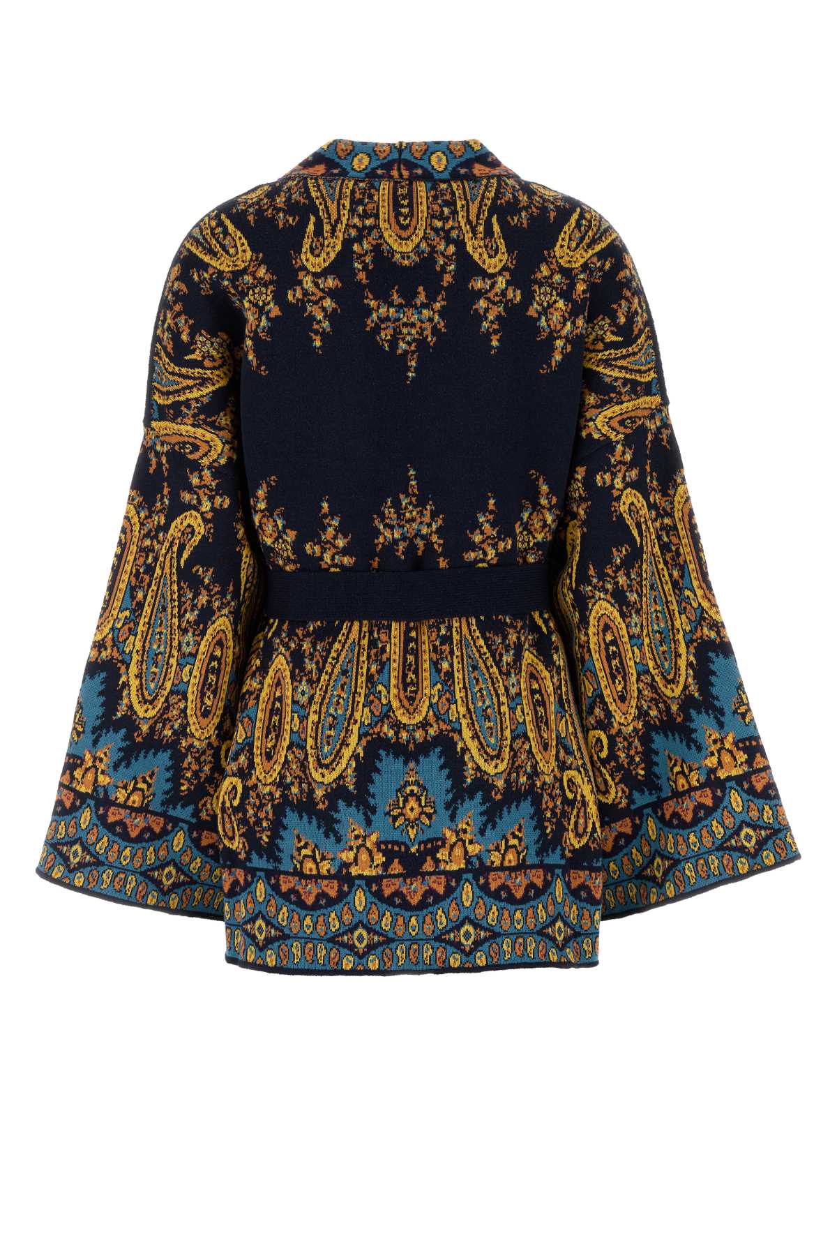 ETRO Embroidered Cotton Blend Cape Cardigan for Women