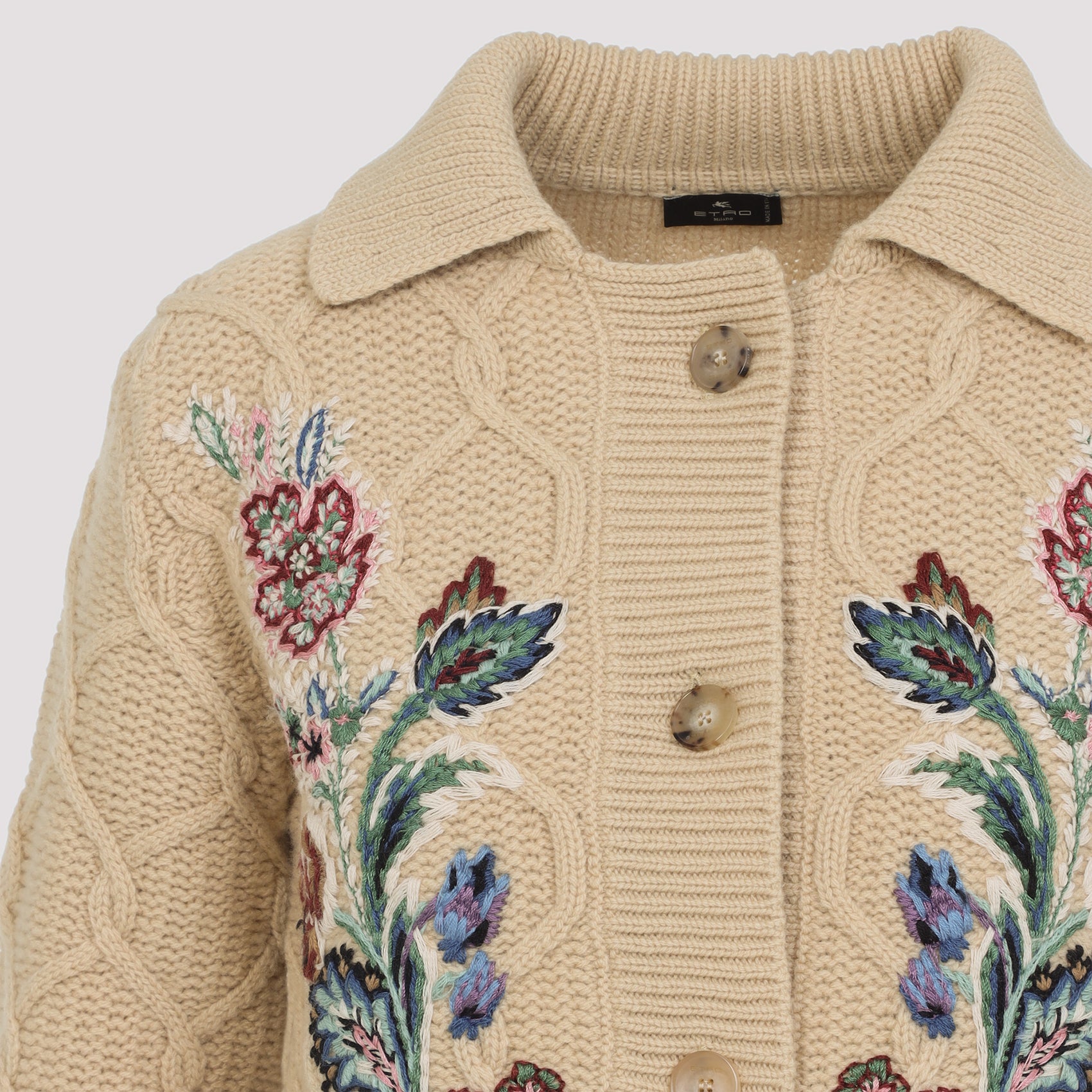 ETRO Knit Collared Jacket for Women - Fall/Winter 2025