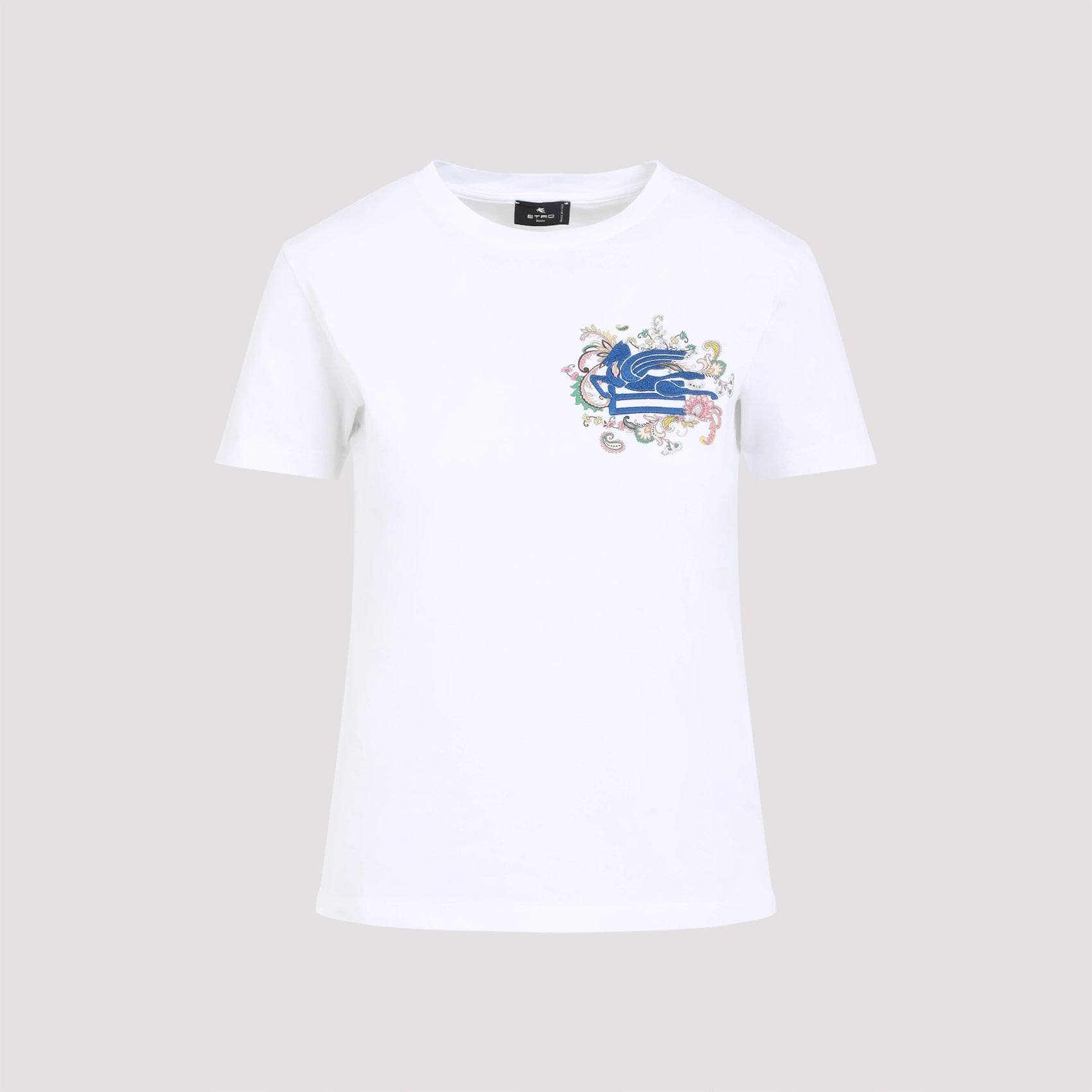 ETRO Cotton Crew-Neck T-Shirt for Women