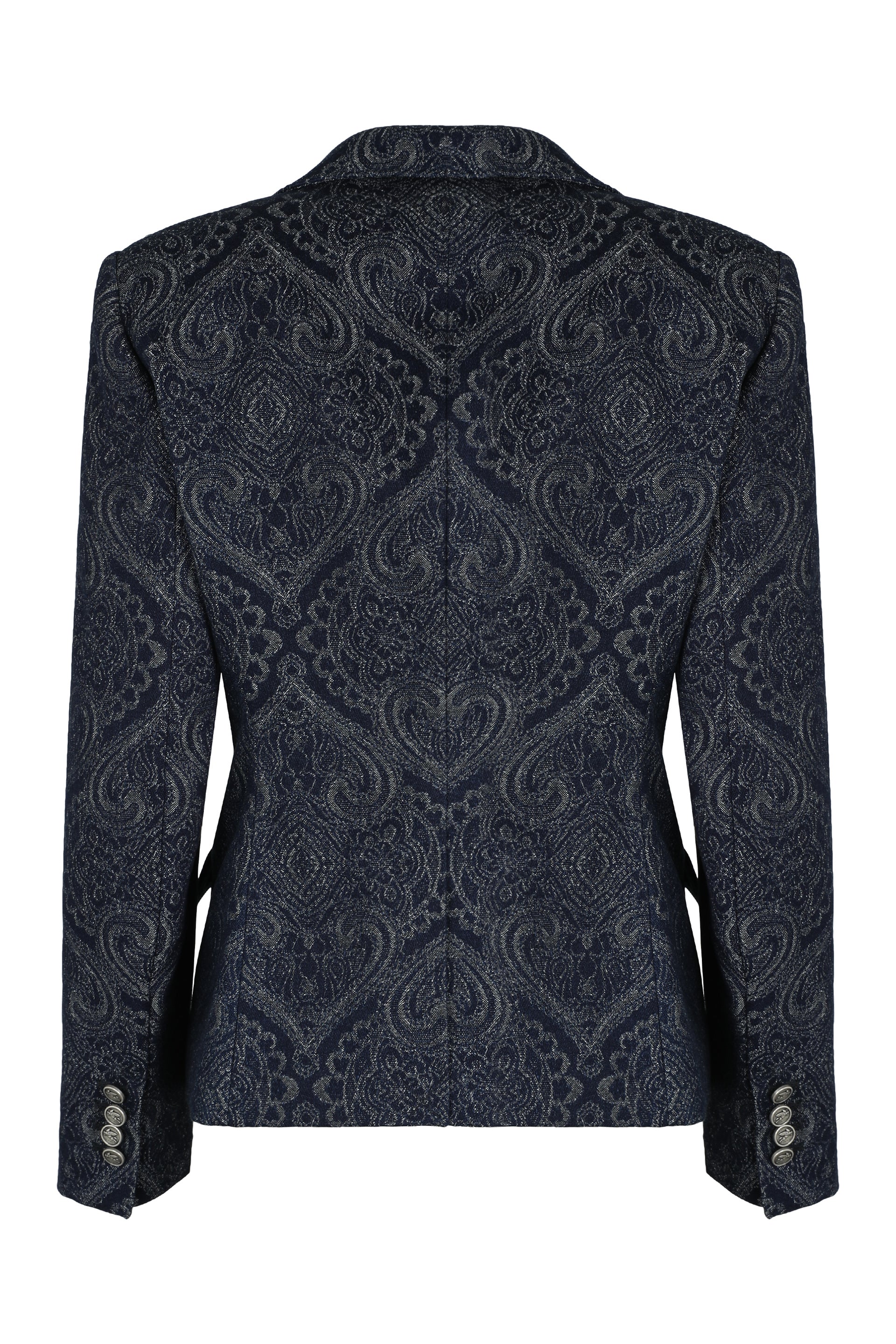 ETRO Abstract Jacquard Denim Jacket