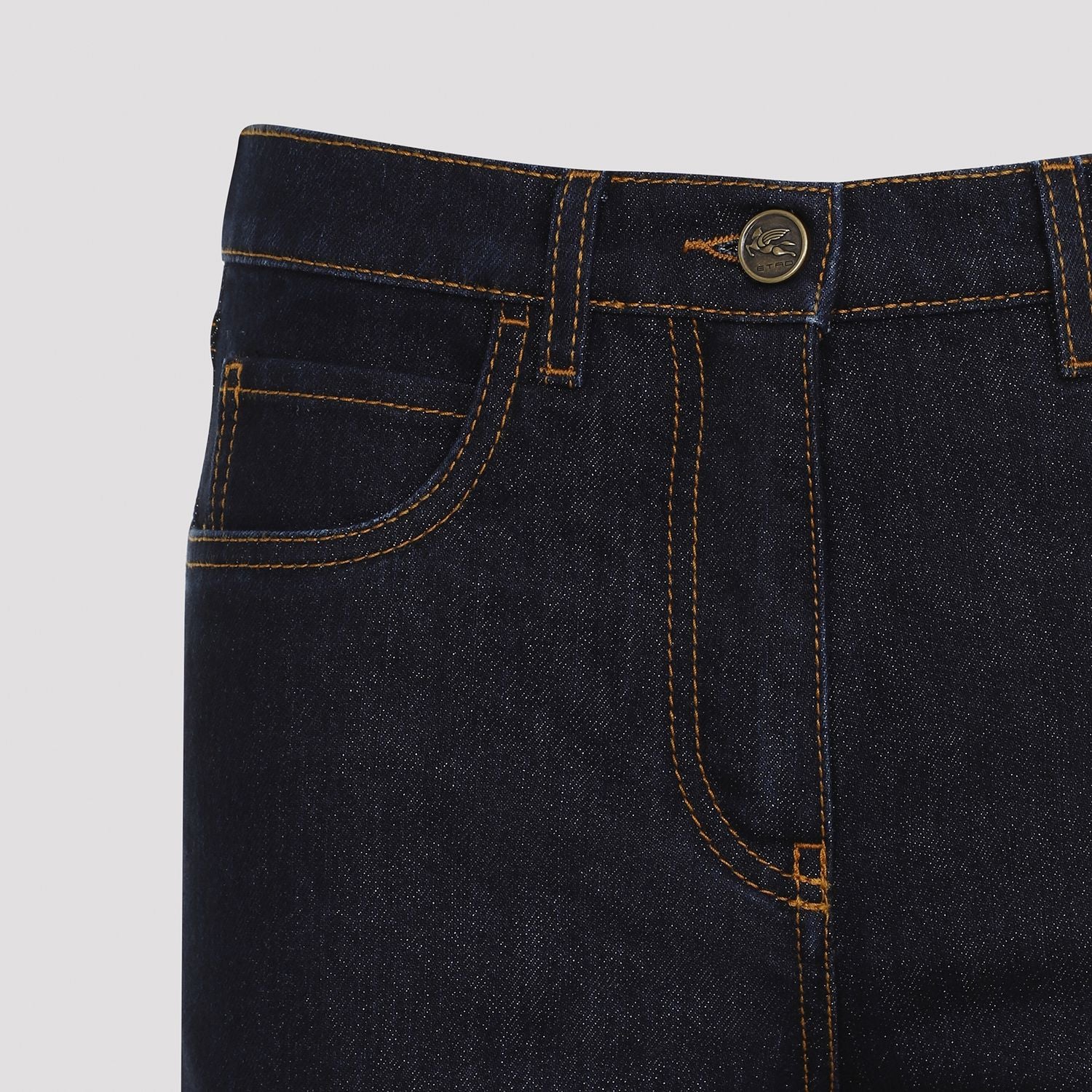 ETRO Lurex High-Waisted Jeans for Women