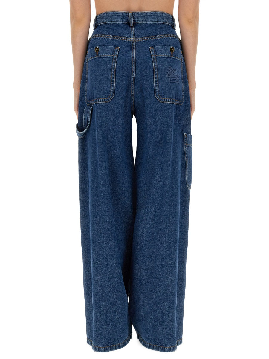 ETRO Women's Wide Leg Jeans - Size 27