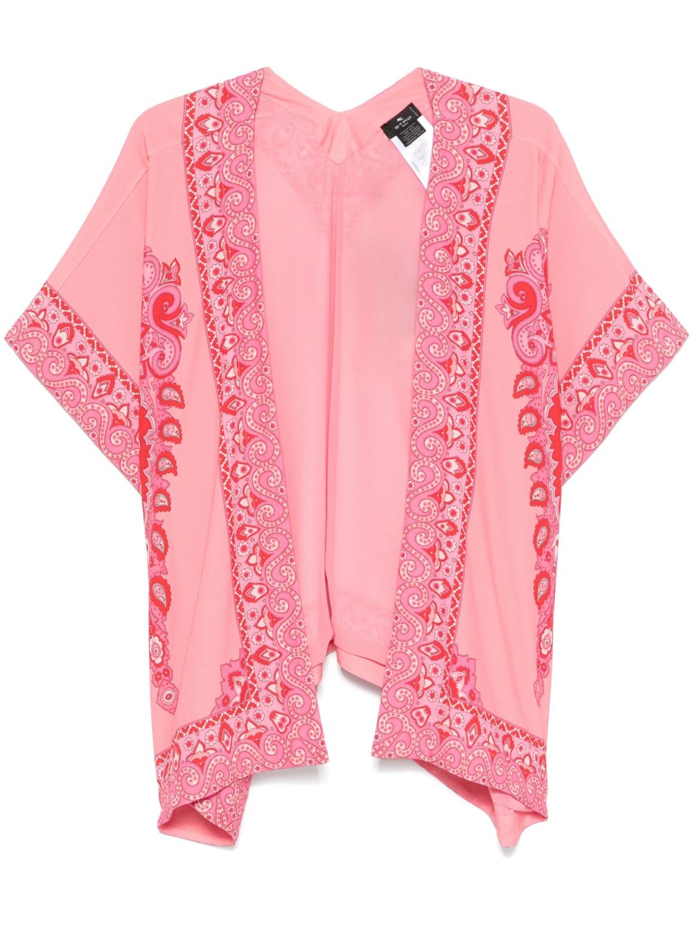 ETRO Amoeba Print Poncho for Women - SS25
