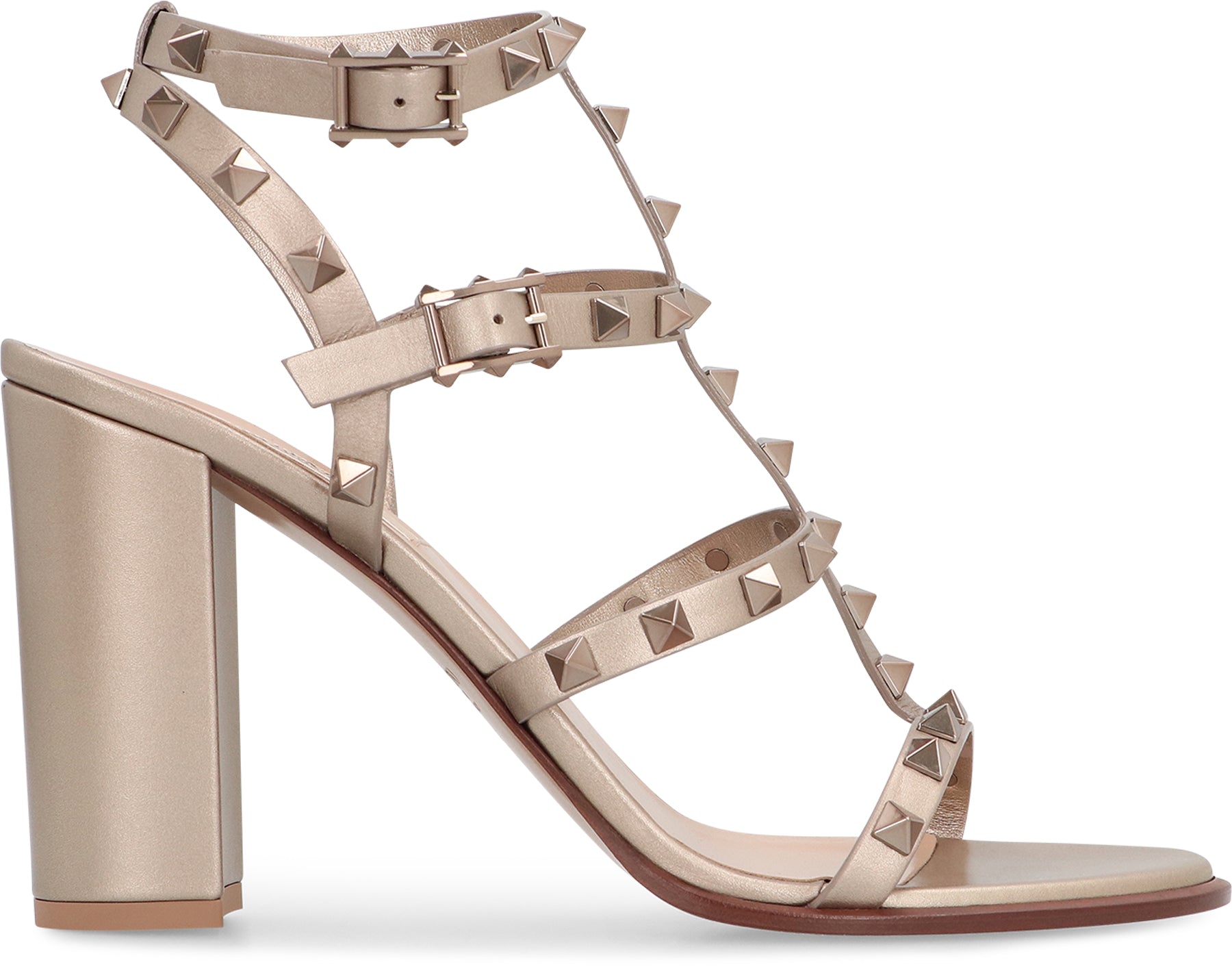 VALENTINO GARAVANI Rockstud Leather Sandals