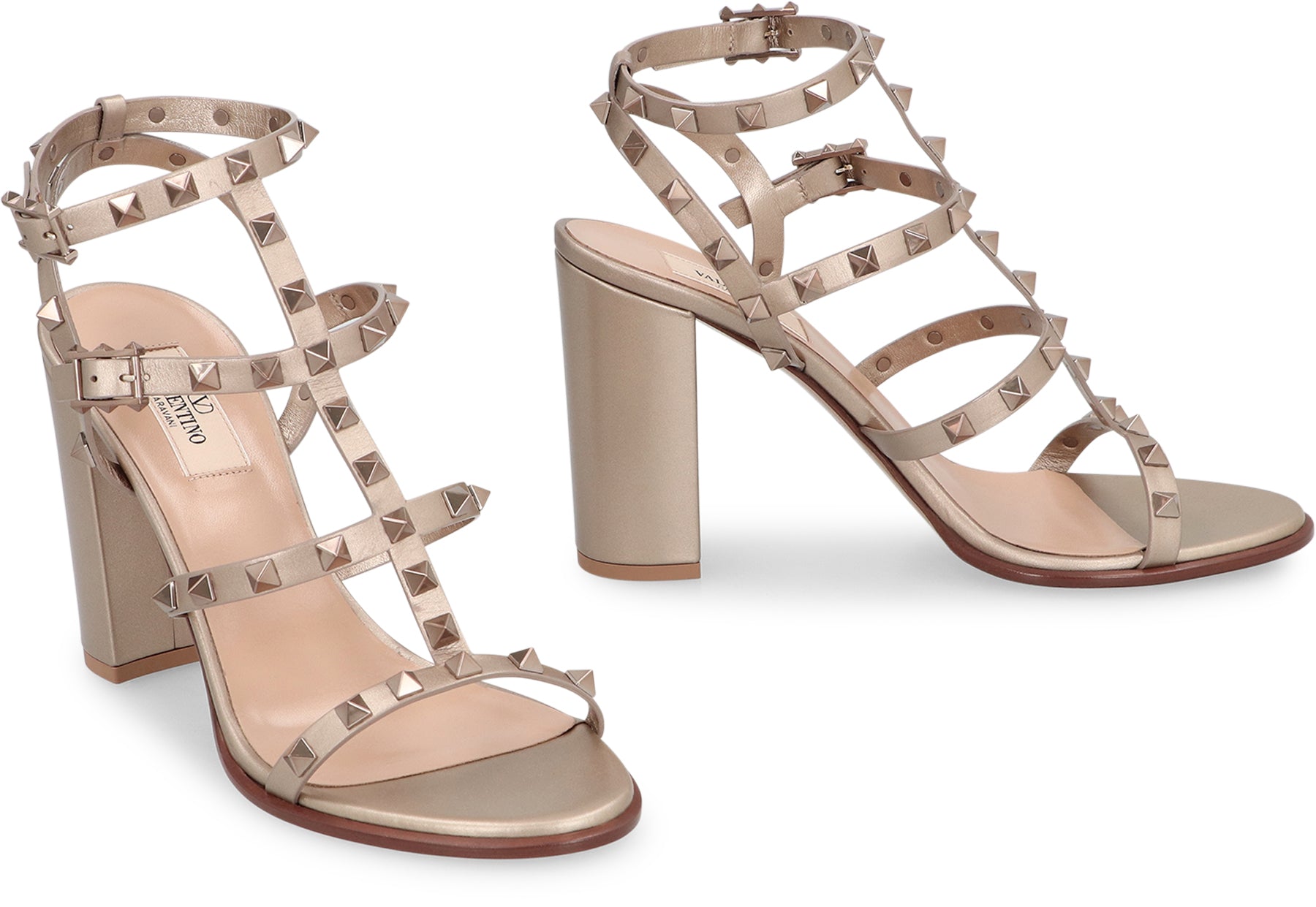 VALENTINO GARAVANI Rockstud Leather Sandals