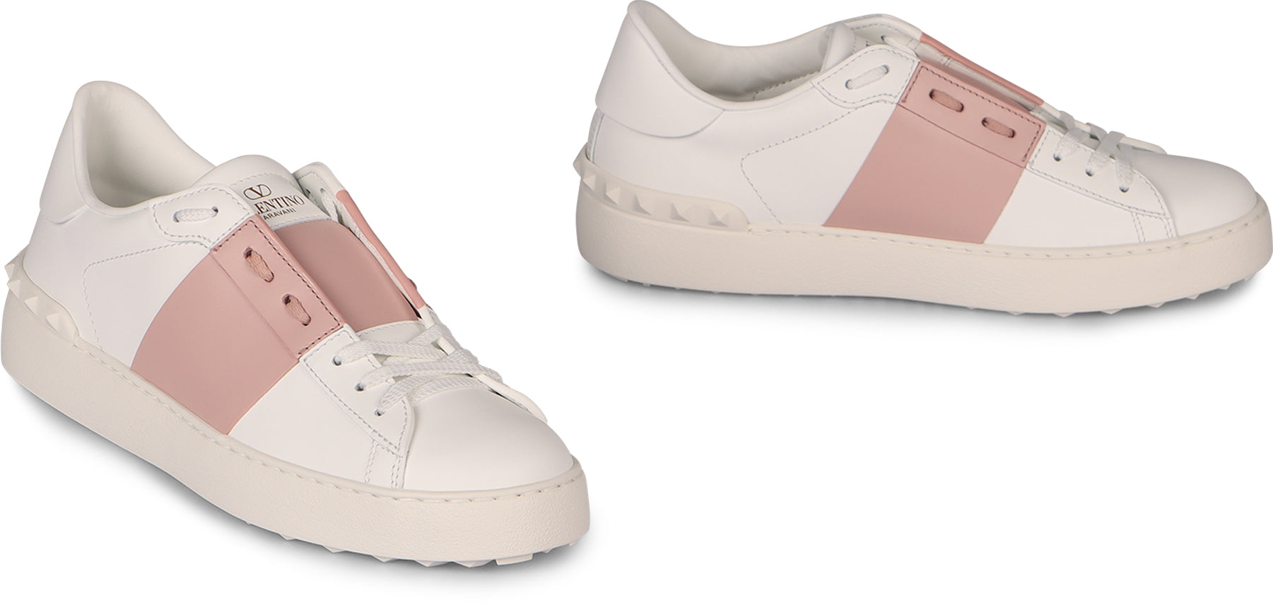VALENTINO GARAVANI Open Low-Top Decorative Stud Sneakers for Women