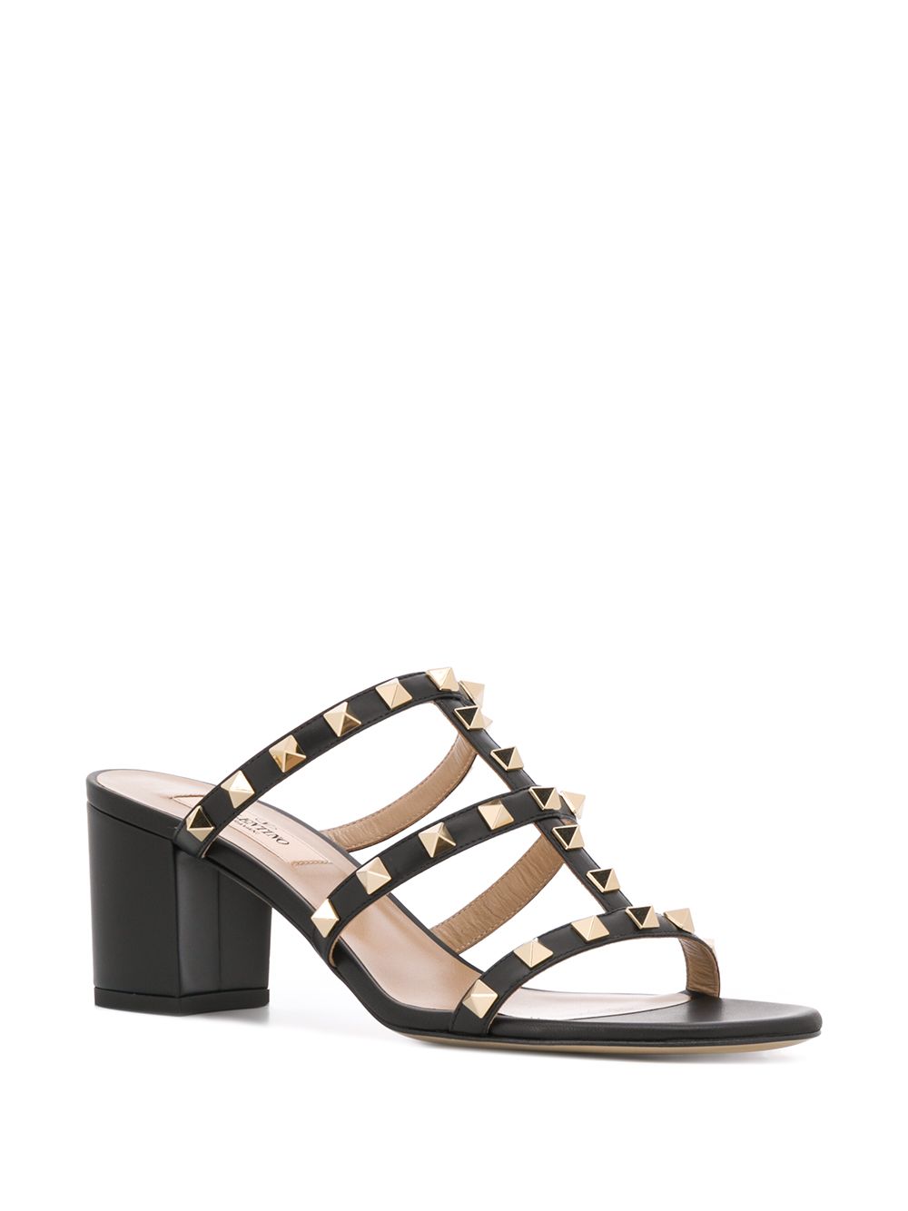 VALENTINO GARAVANI Rockstud Leather Sandals for Women