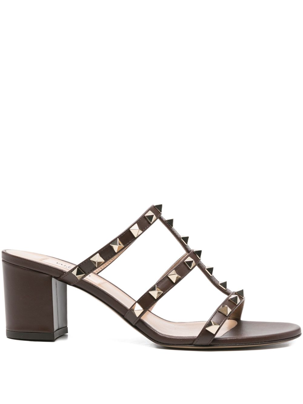VALENTINO GARAVANI Multi-Strap Slip-On Leather Sandals for Women