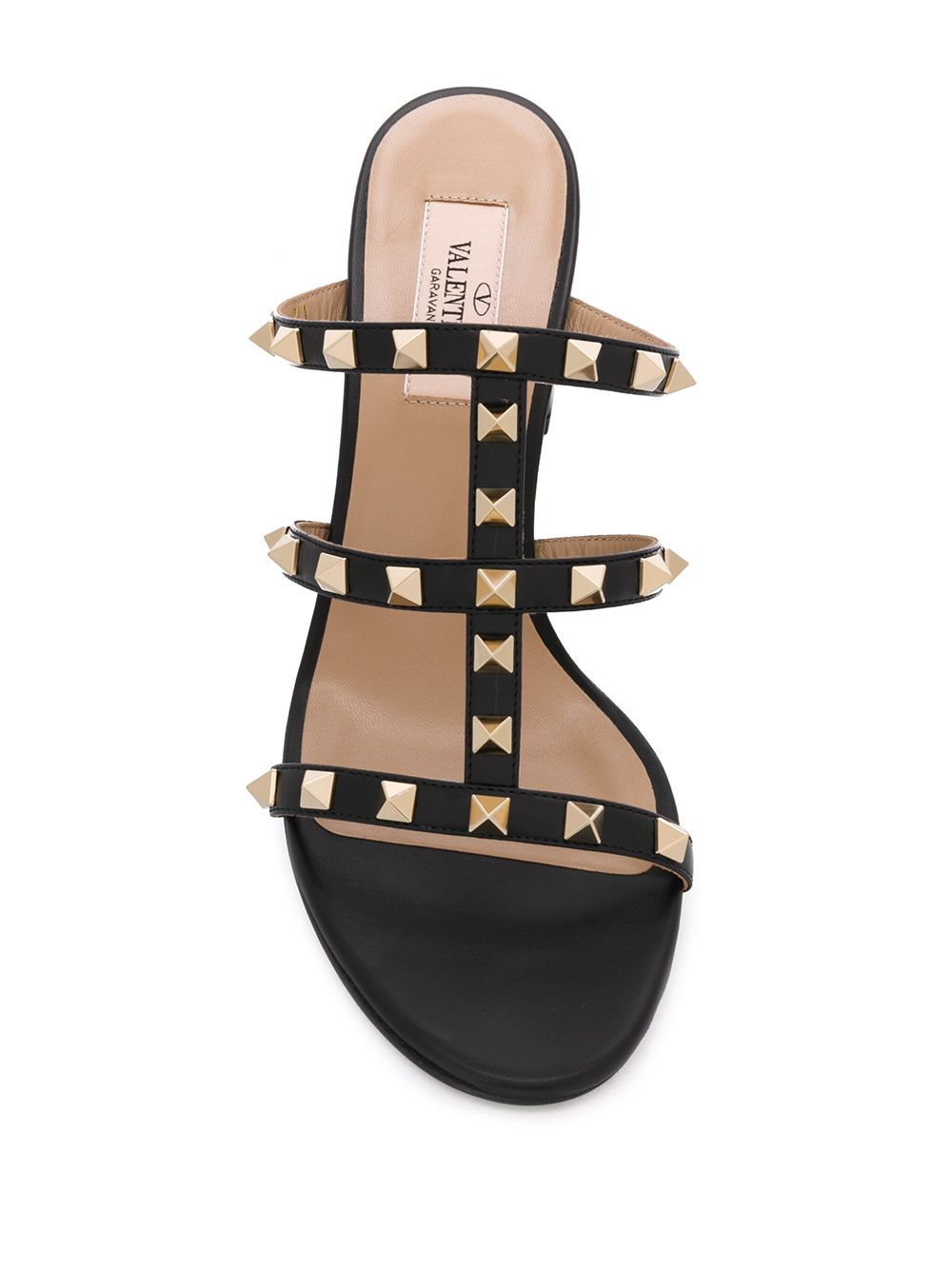VALENTINO GARAVANI Rockstud Leather Sandals for Women
