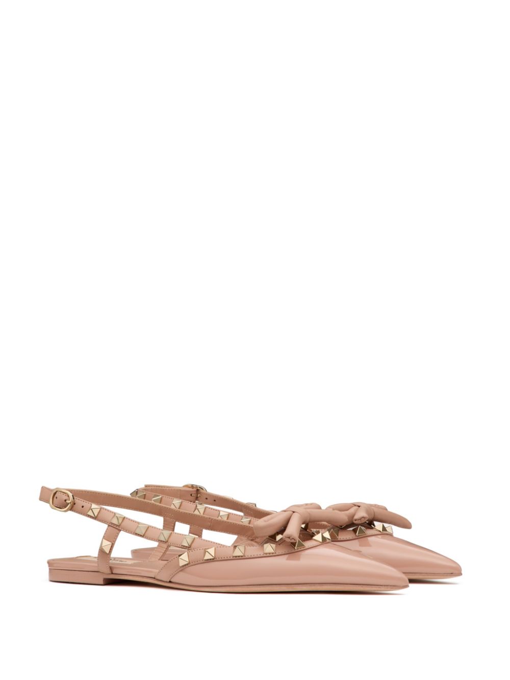 VALENTINO GARAVANI Slingback Rockstud Ballet Flat