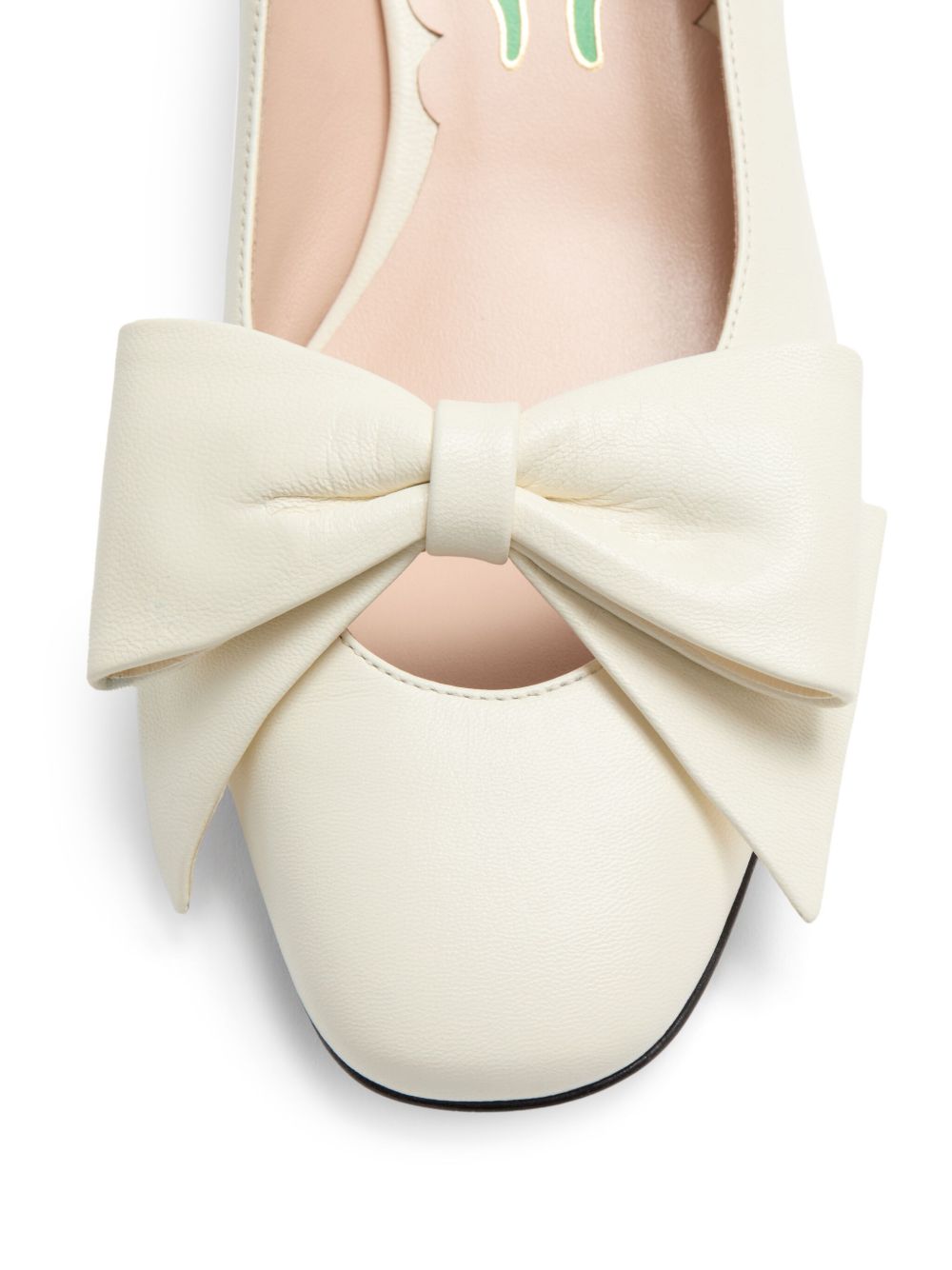 VALENTINO GARAVANI Oversized Bow Detail Low Heel Pumps