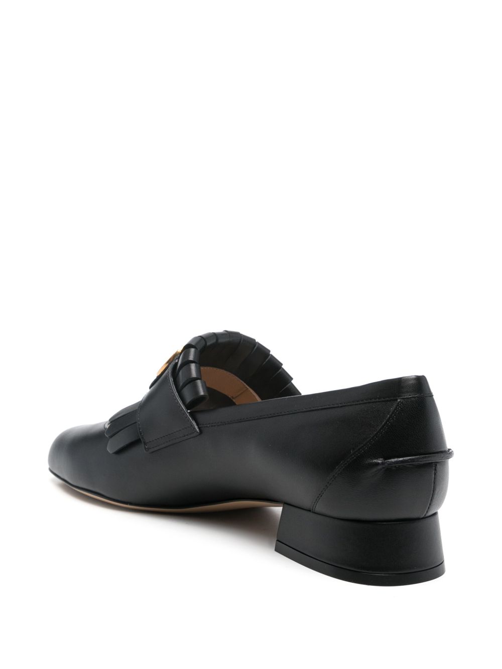 VALENTINO GARAVANI Signature Vlogo Leather Loafers for Women