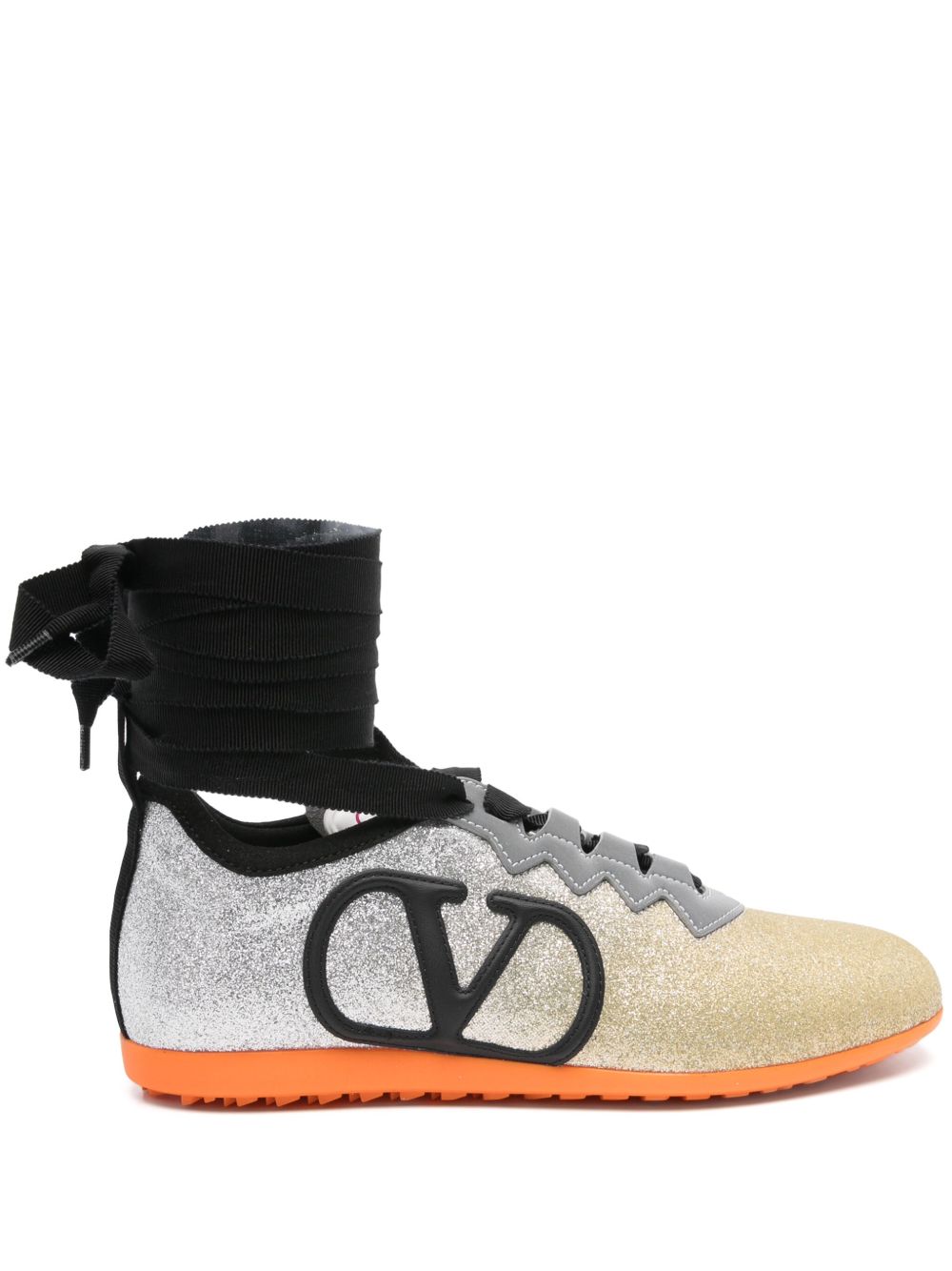 VALENTINO GARAVANI Chromathon Leather Sneakers for Women
