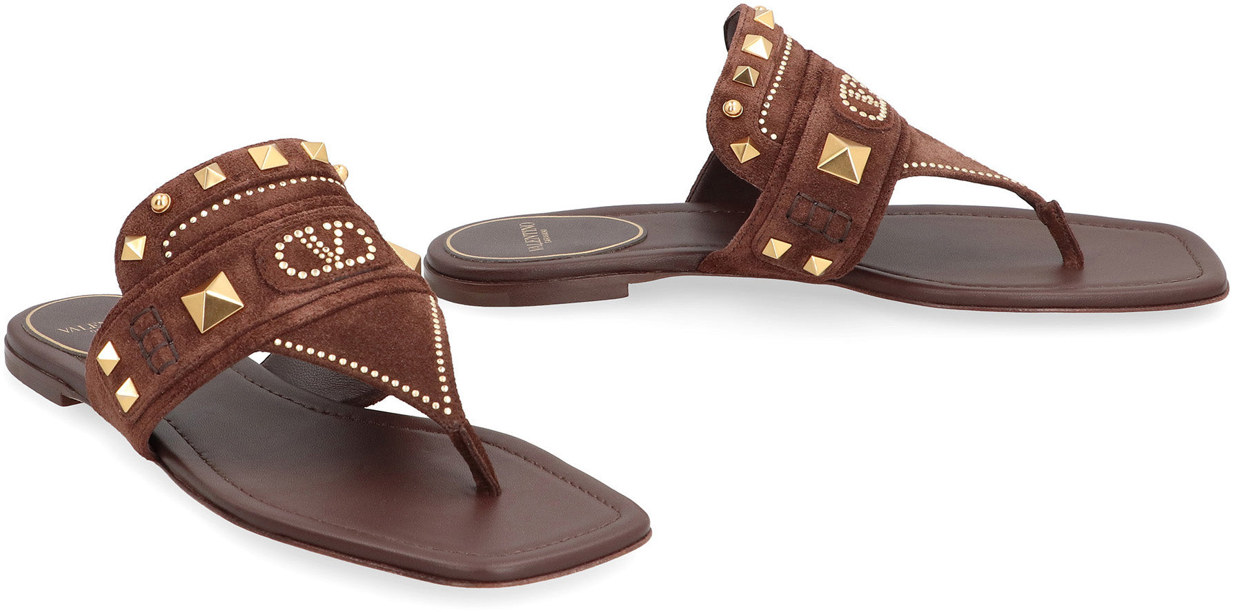 VALENTINO Plaster Caster Suede Sandals Women's