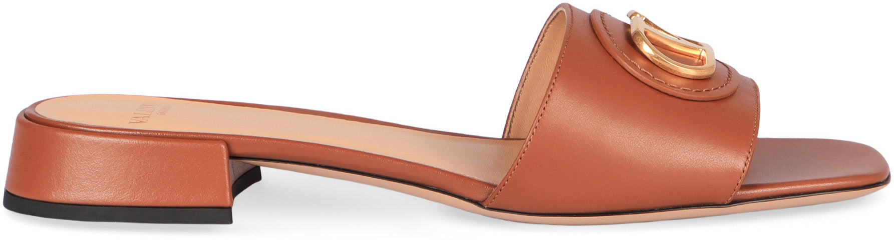 VALENTINO GARAVANI Vlogo Leather Sandals