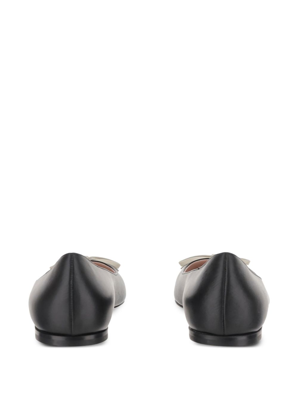 VALENTINO GARAVANI Pointed Toe Ballet Flats with Vlogo Signature