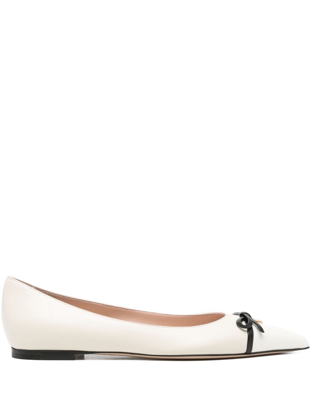 VALENTINO GARAVANI Women's Classic Leather Ballet Flats