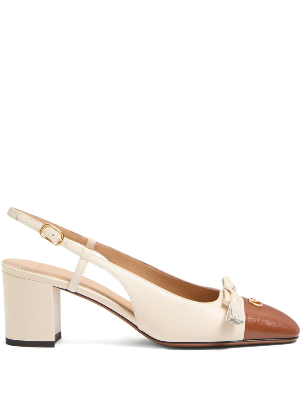 VALENTINO GARAVANI Women’s Buckle-Fastening Ankle Strap Leather Pumps