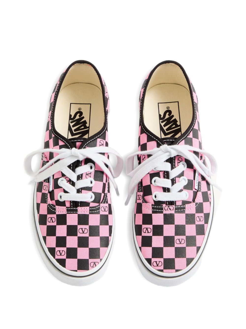 VALENTINO GARAVANI X VANS Checkerboard Pattern Low-Top Sneakers for Women