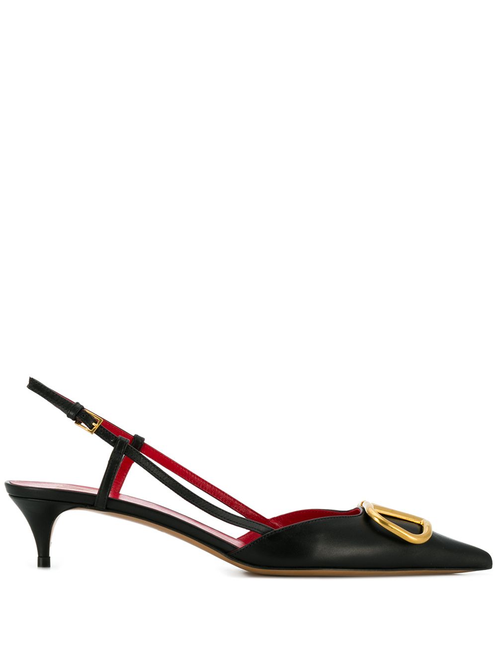VALENTINO GARAVANI Signature Leather Slingback Pumps