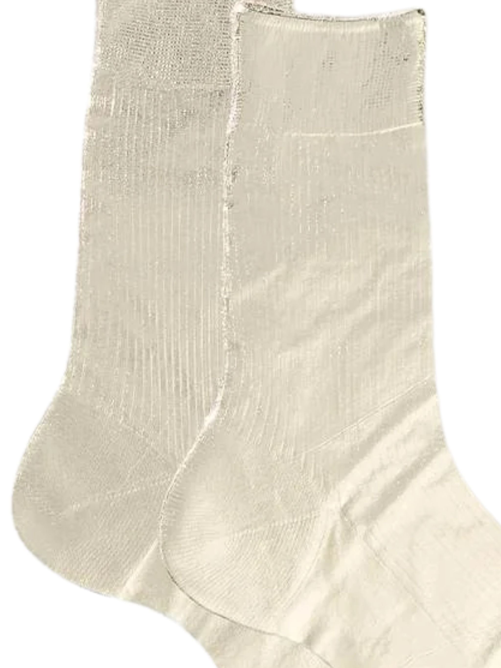 MARIA LA ROSA One Ribbed Laminated Socks