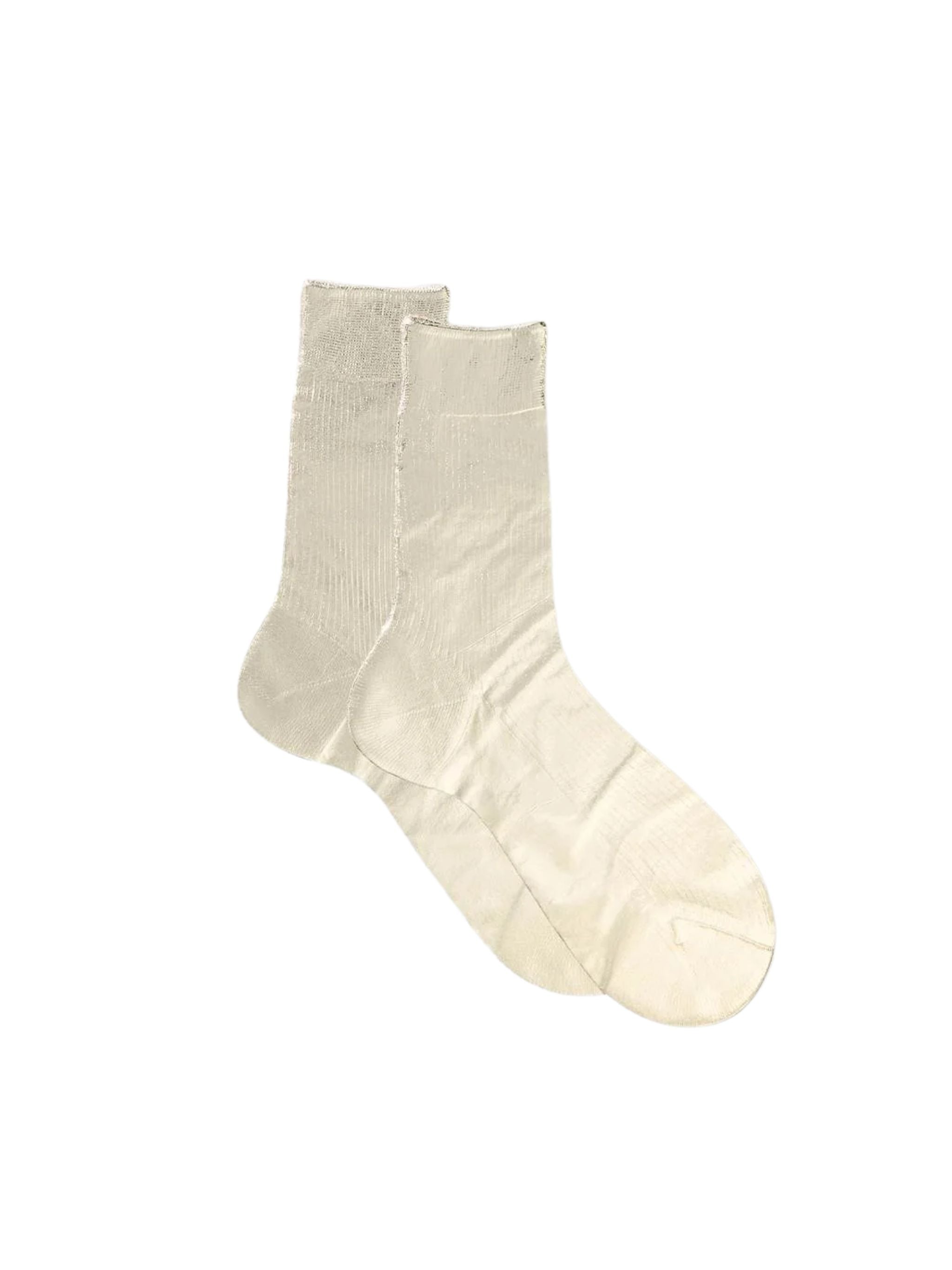 MARIA LA ROSA One Ribbed Laminated Socks