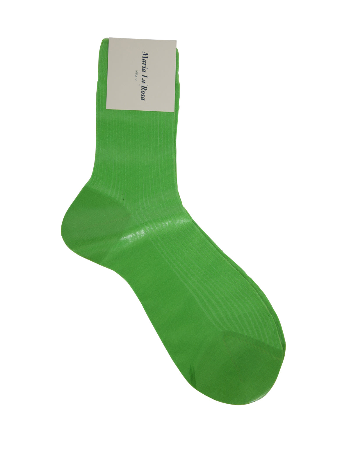 MARIA LA ROSA One Ribbed Laminated Mini Socks
