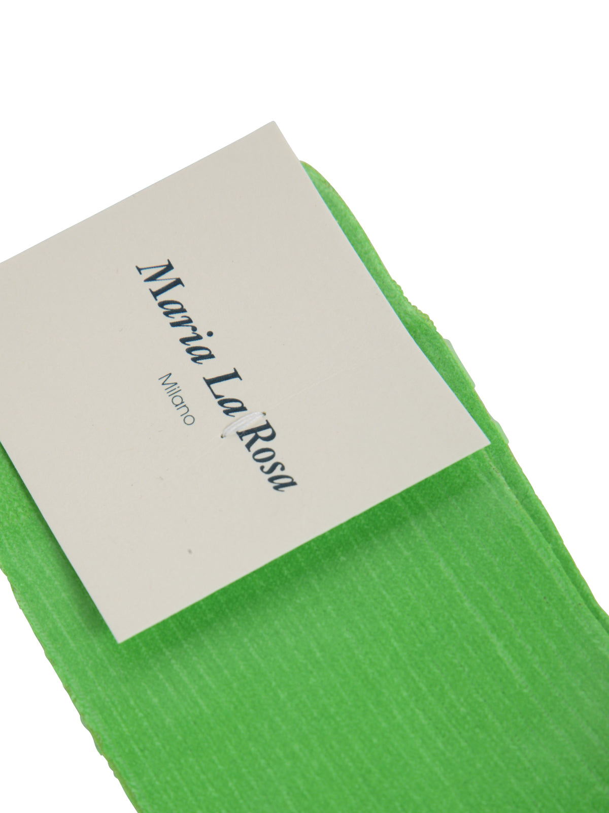 MARIA LA ROSA One Ribbed Laminated Mini Socks