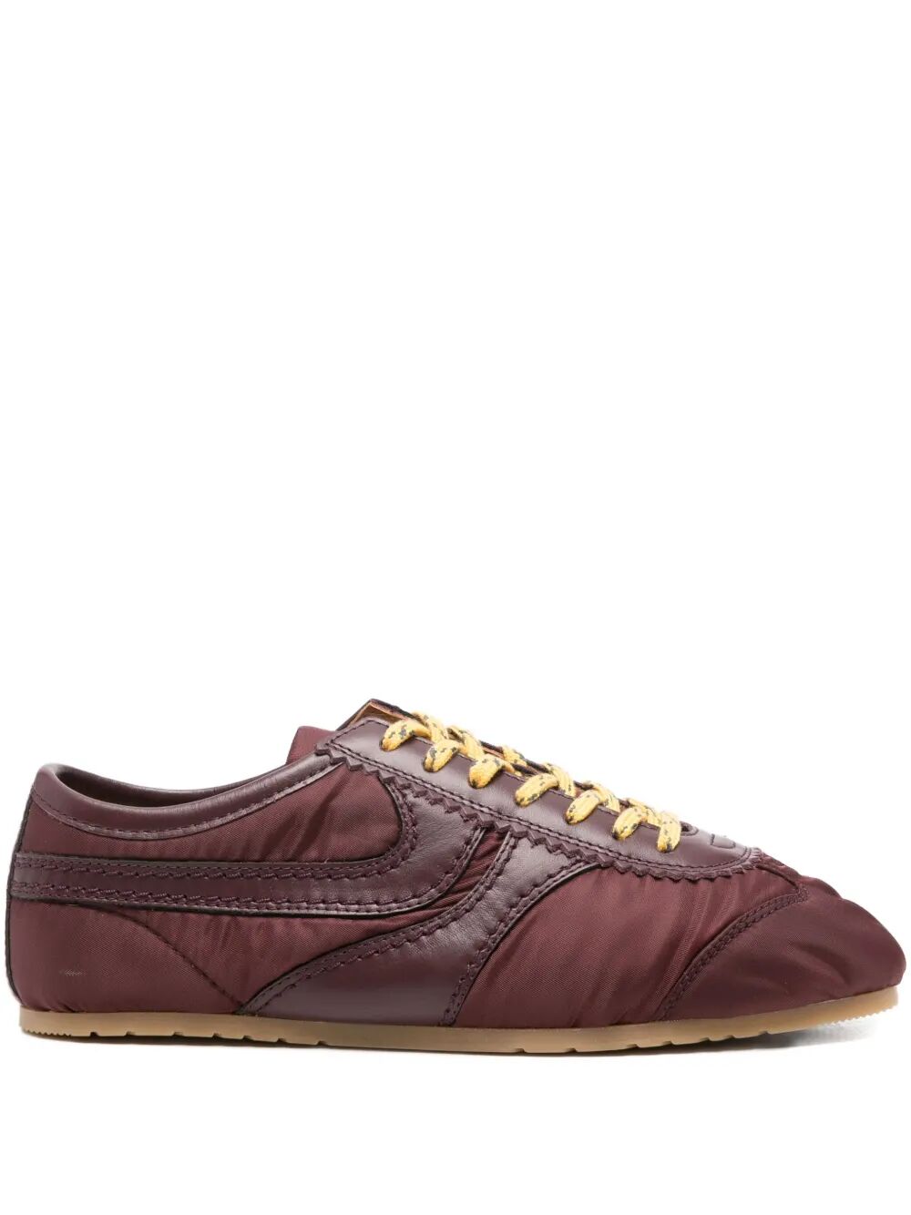 DRIES VAN NOTEN Nylon Marathon Sneakers with Nappa Inserts for Women