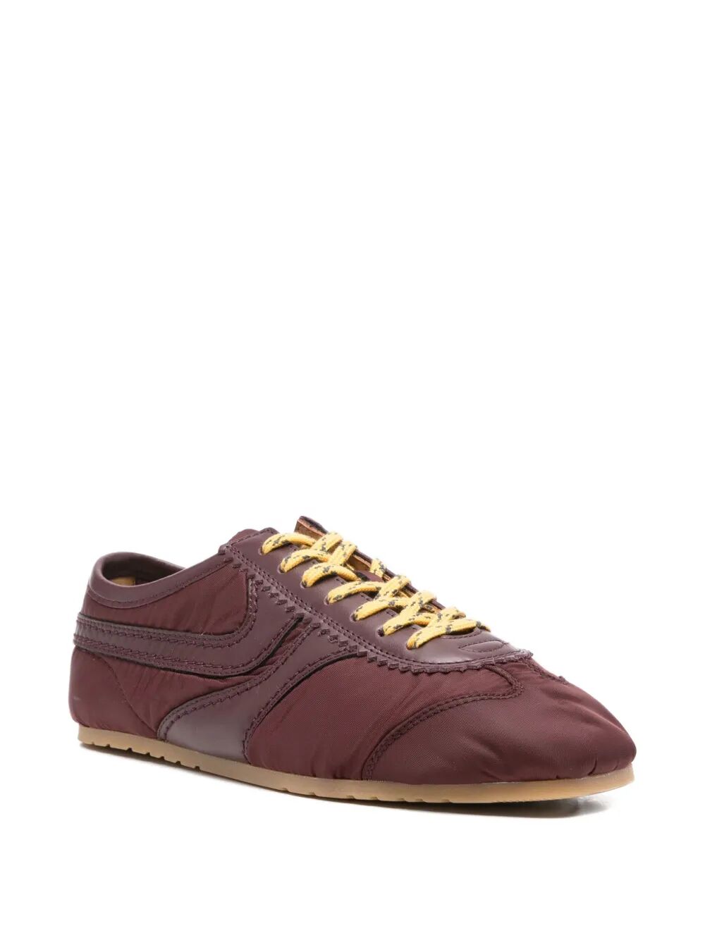 DRIES VAN NOTEN Nylon Marathon Sneakers with Nappa Inserts for Women