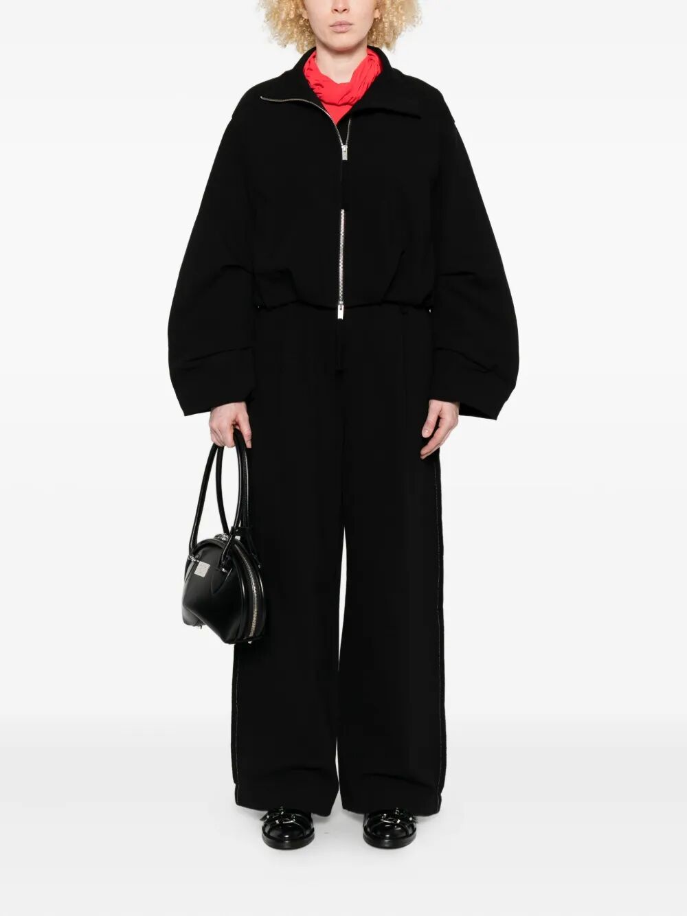 THOM KROM High Neck Cropped Jacket for Women