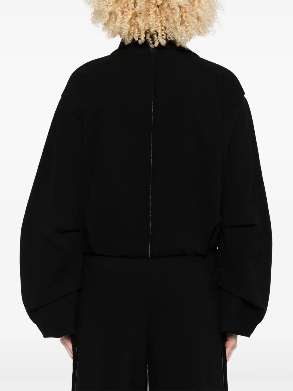 THOM KROM High Neck Cropped Jacket for Women