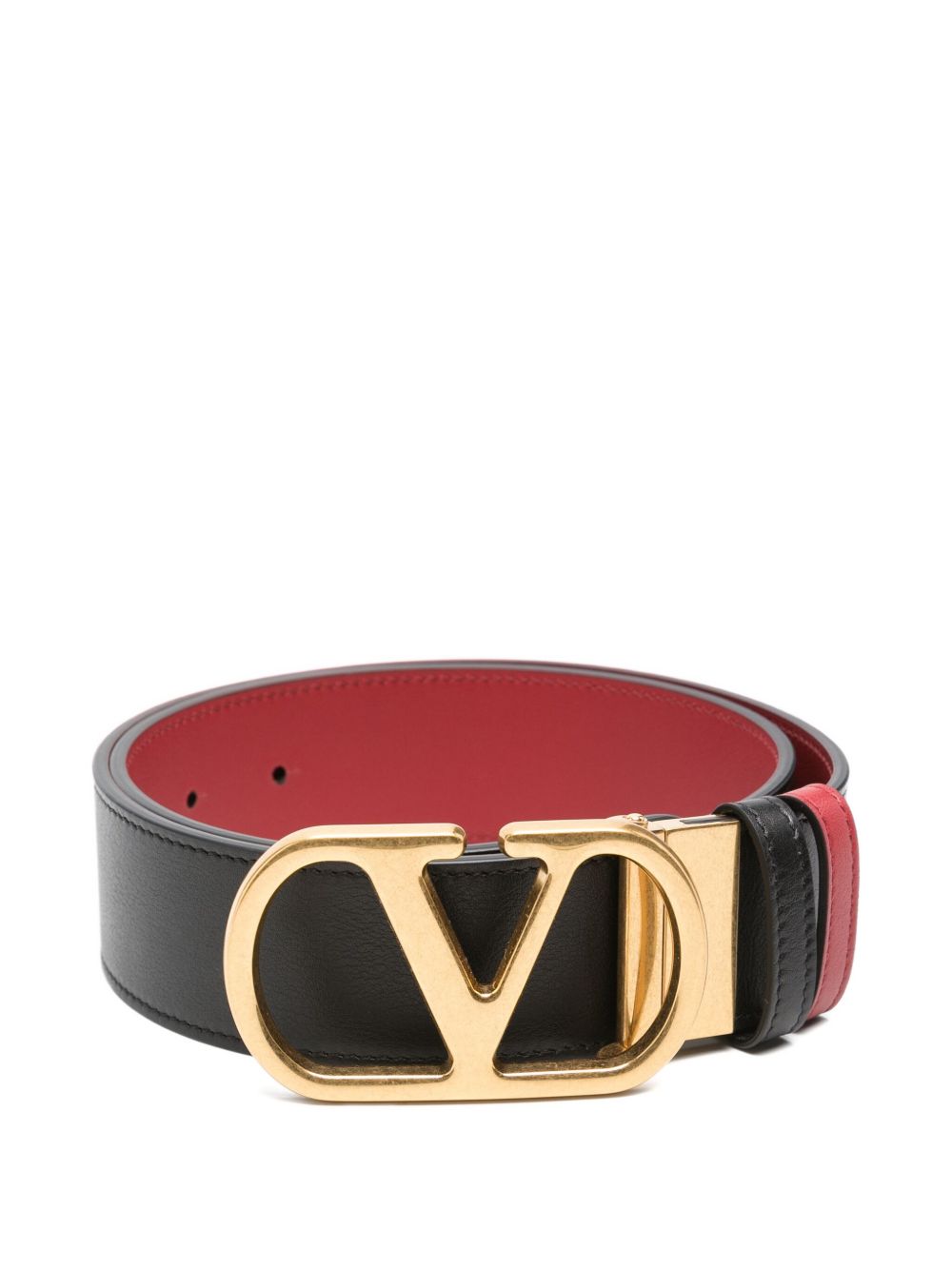 VALENTINO GARAVANI Reversible Leather Vlogo Signature Belt