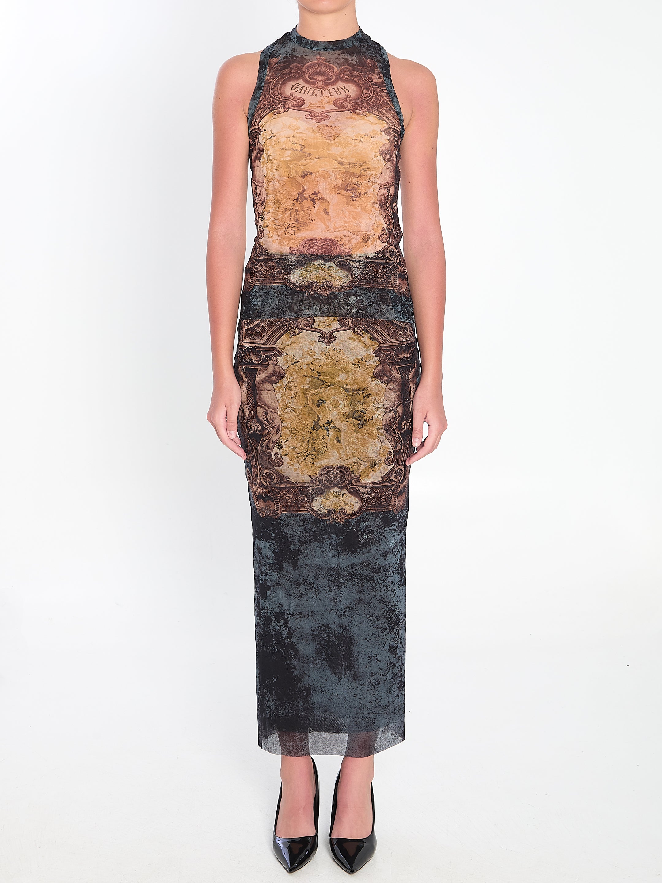 JEAN PAUL GAULTIER Medallion Tank Top - Tight Fit, Sleeveless