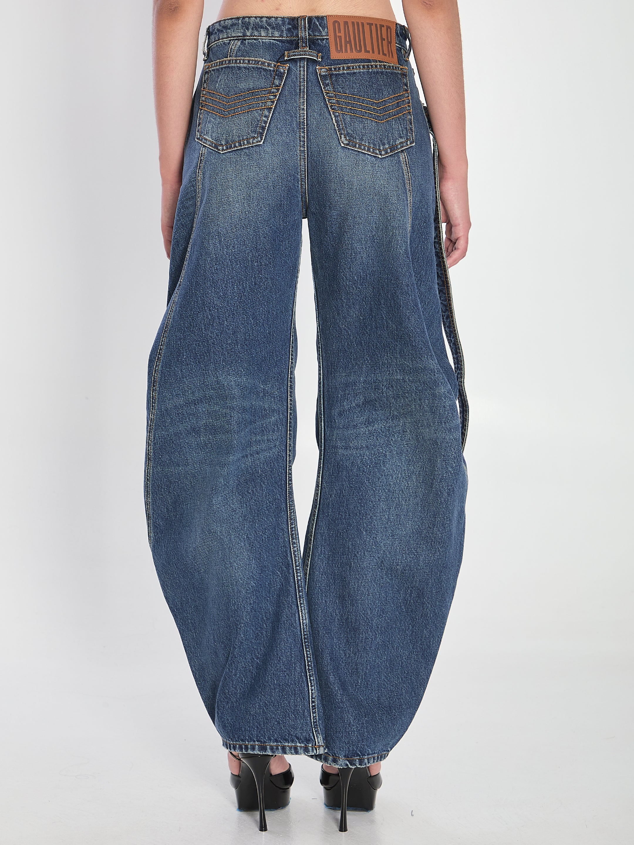 JEAN PAUL GAULTIER Strap Jeans 26