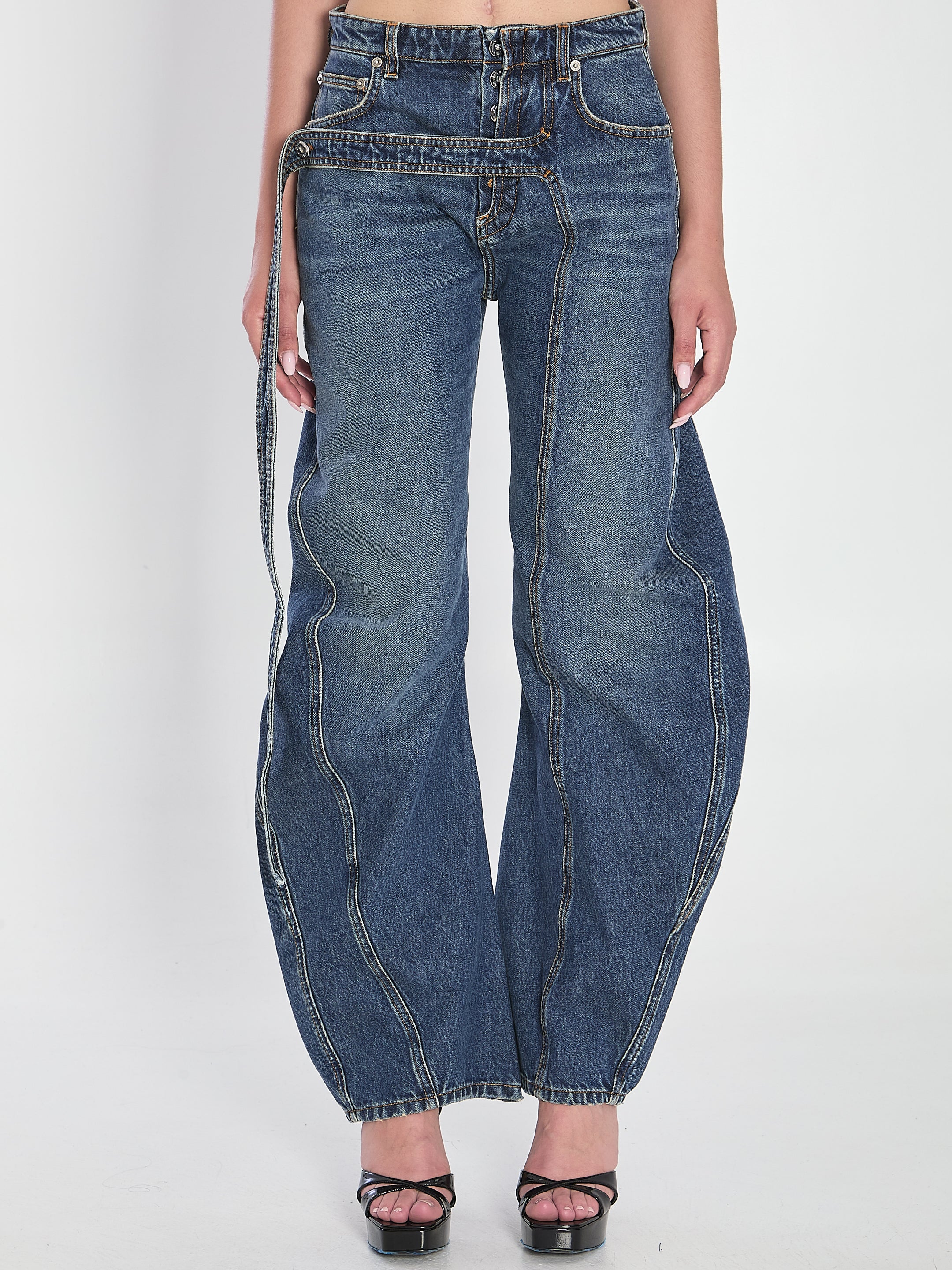 JEAN PAUL GAULTIER Strap Jeans 26