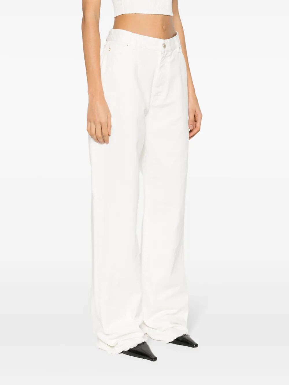 DARKPARK Chain Loose Fit Carpenter Denim Pants for Women