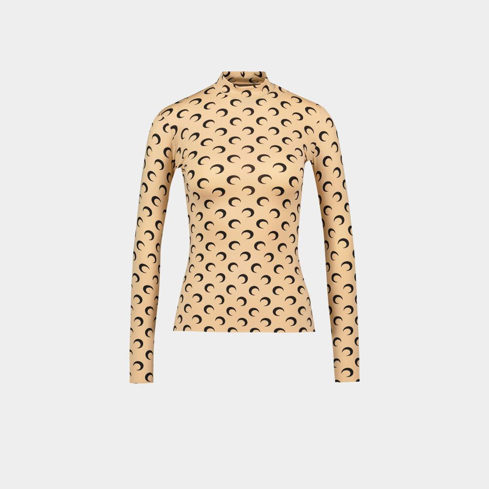 MARINE SERRE Unisex Moon Second Skin Mini T-Shirt