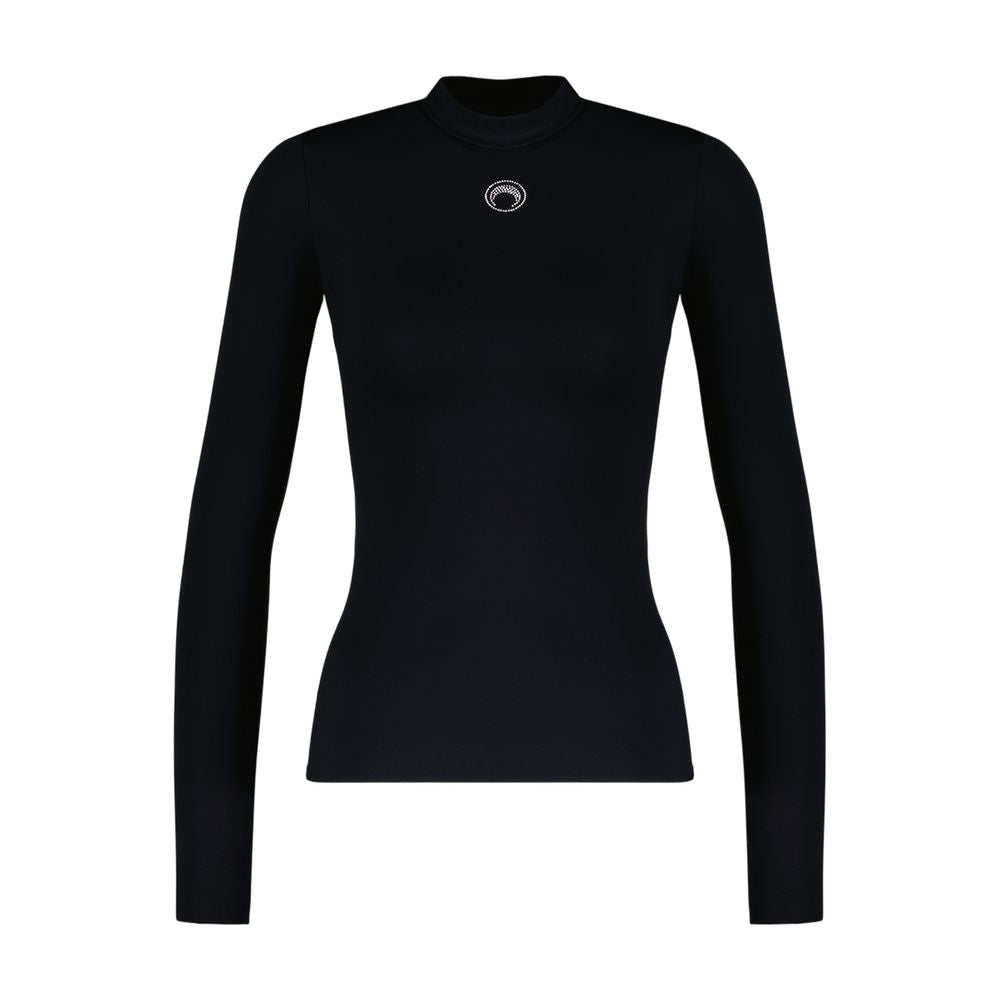 MARINE SERRE High Neck Moon Crystal Top - Women's Slim Fit