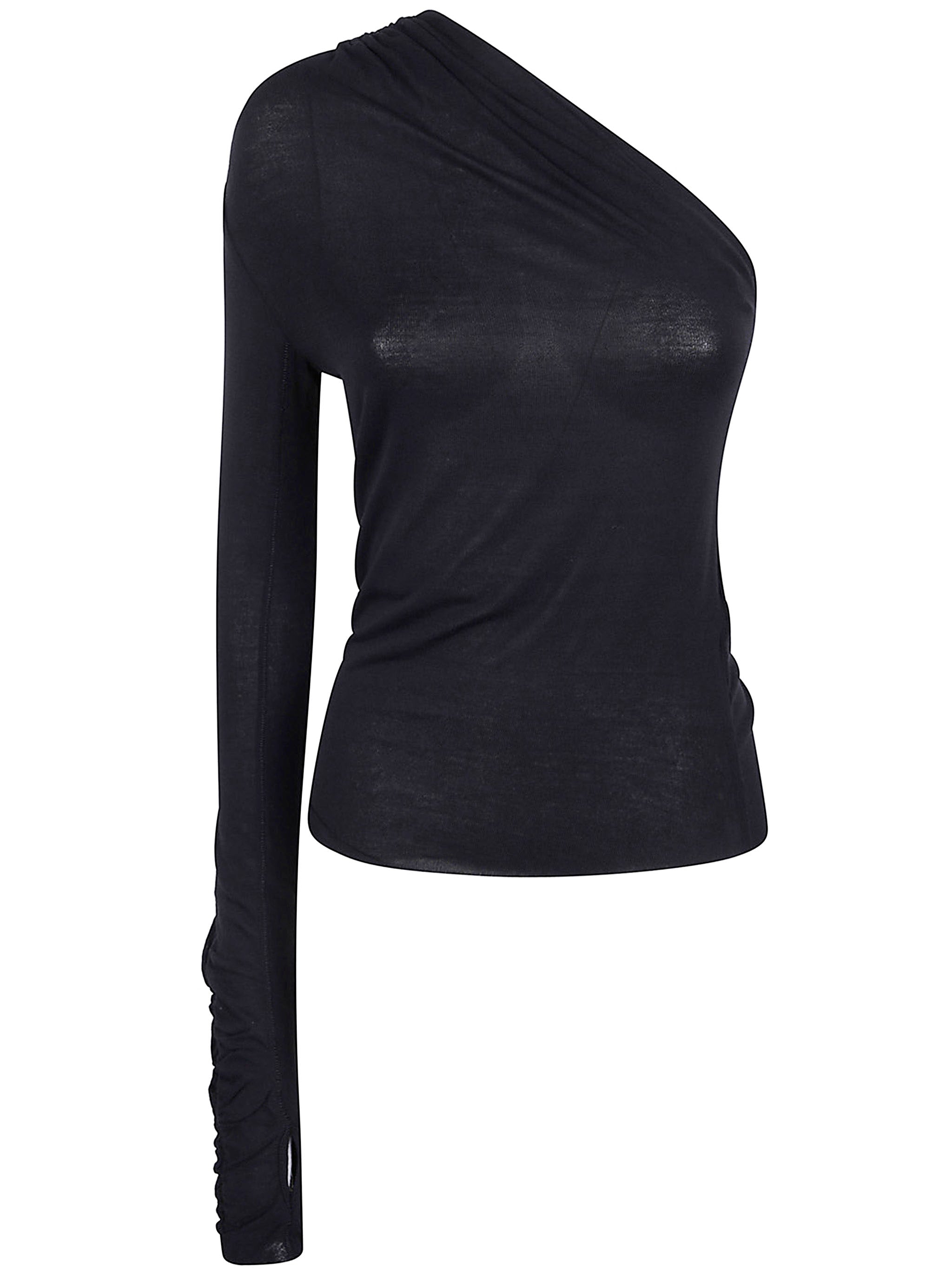 THOM KROM Minimalist Sleeves Blouse for Women