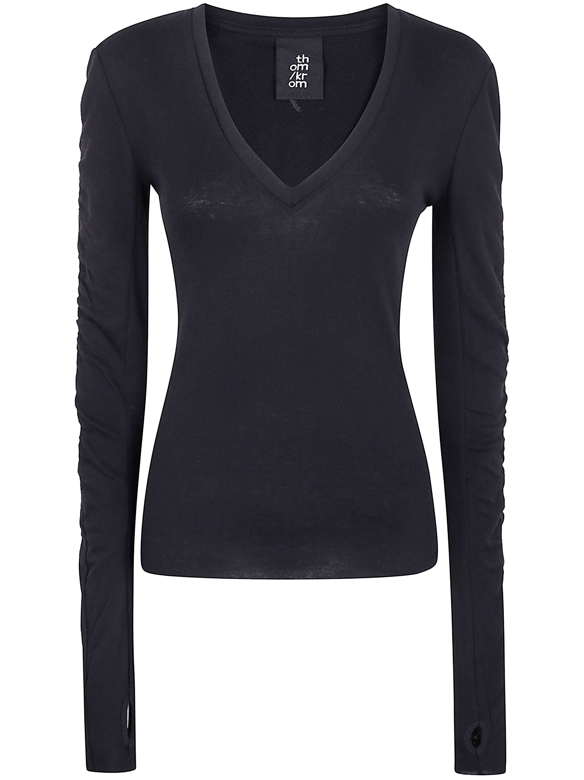 THOM KROM Women's V Neck Sweater