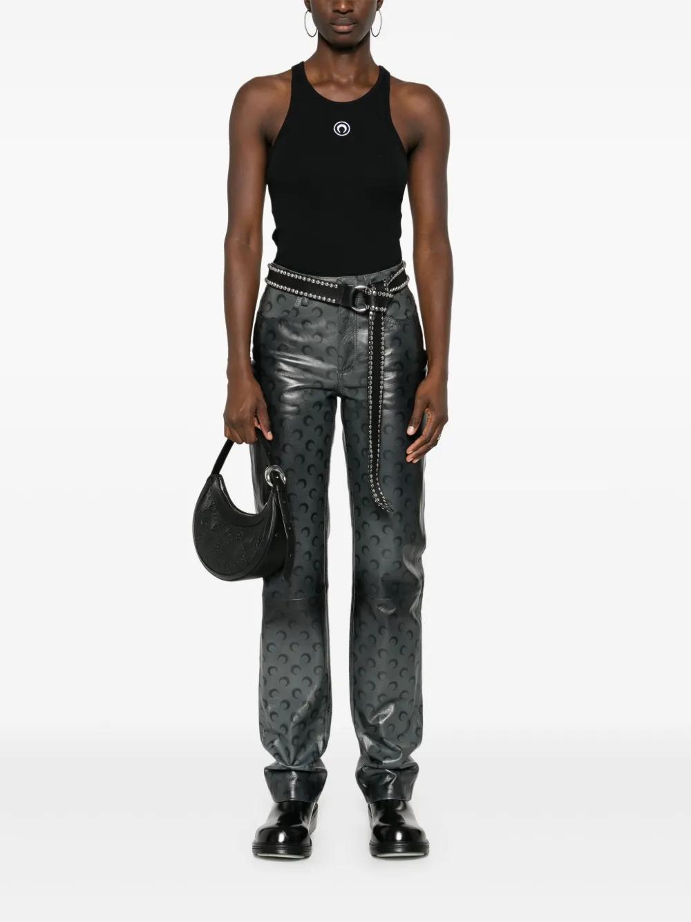 MARINE SERRE Moon Logo Mini Tank Top - Women's Size S