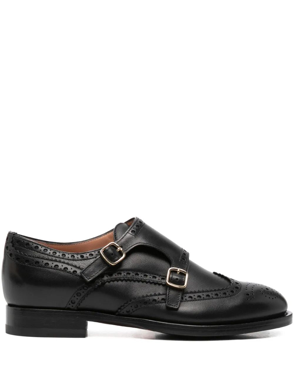 SANTONI Delia Oxford Side Buckle Shoes for Women