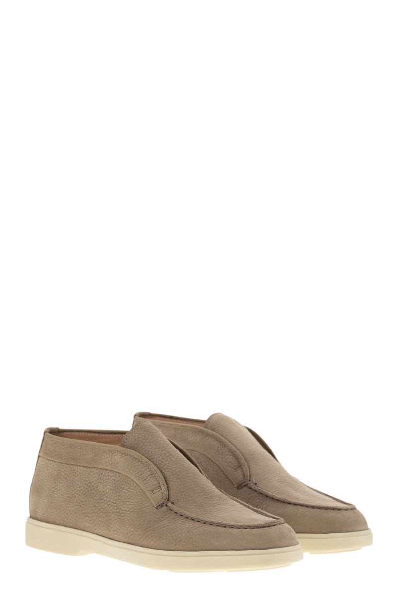 SANTONI Desert Ankle Boot in Nubuck