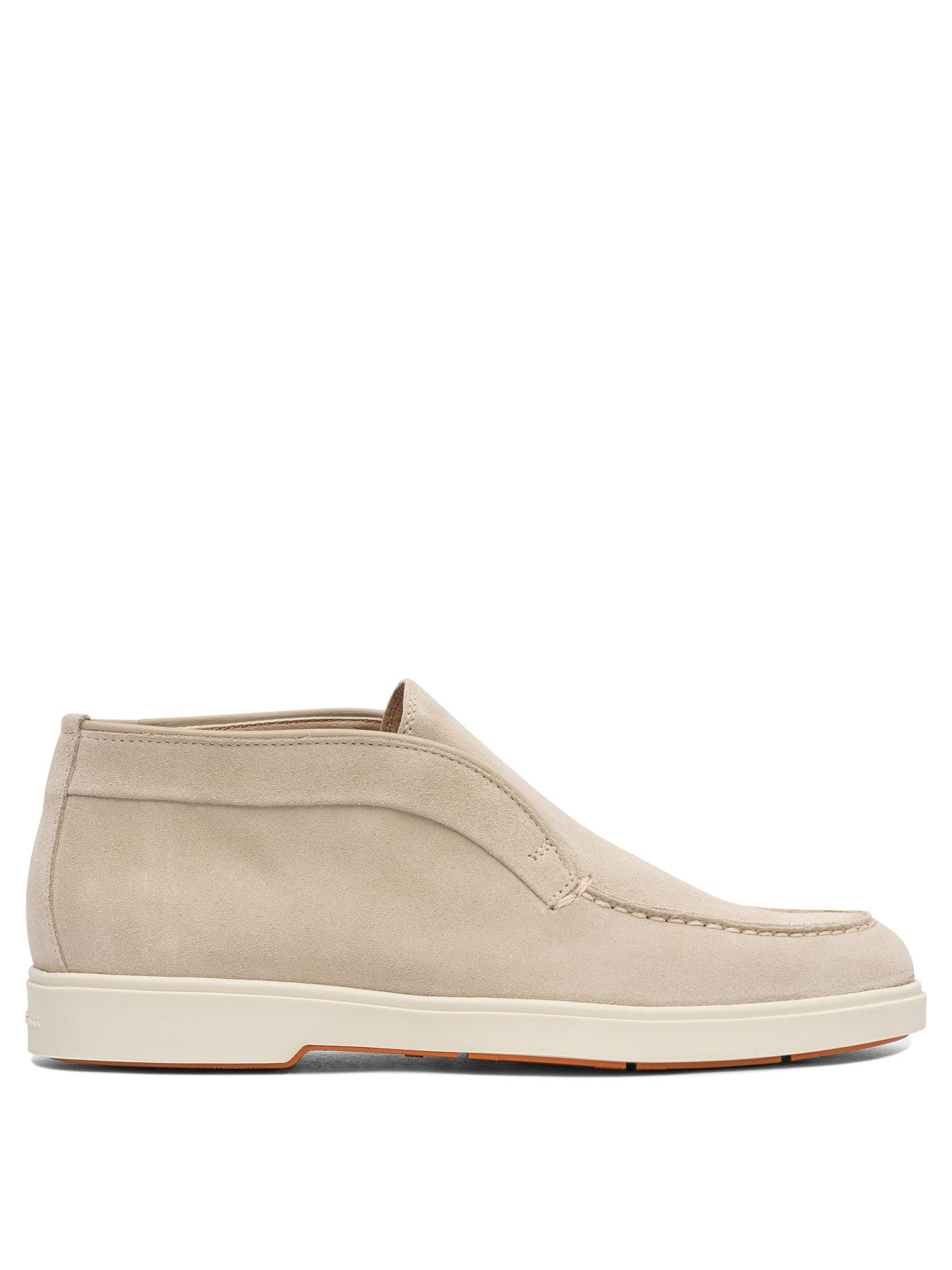 SANTONI Suede Slip-On Loafers for Women - SS25
