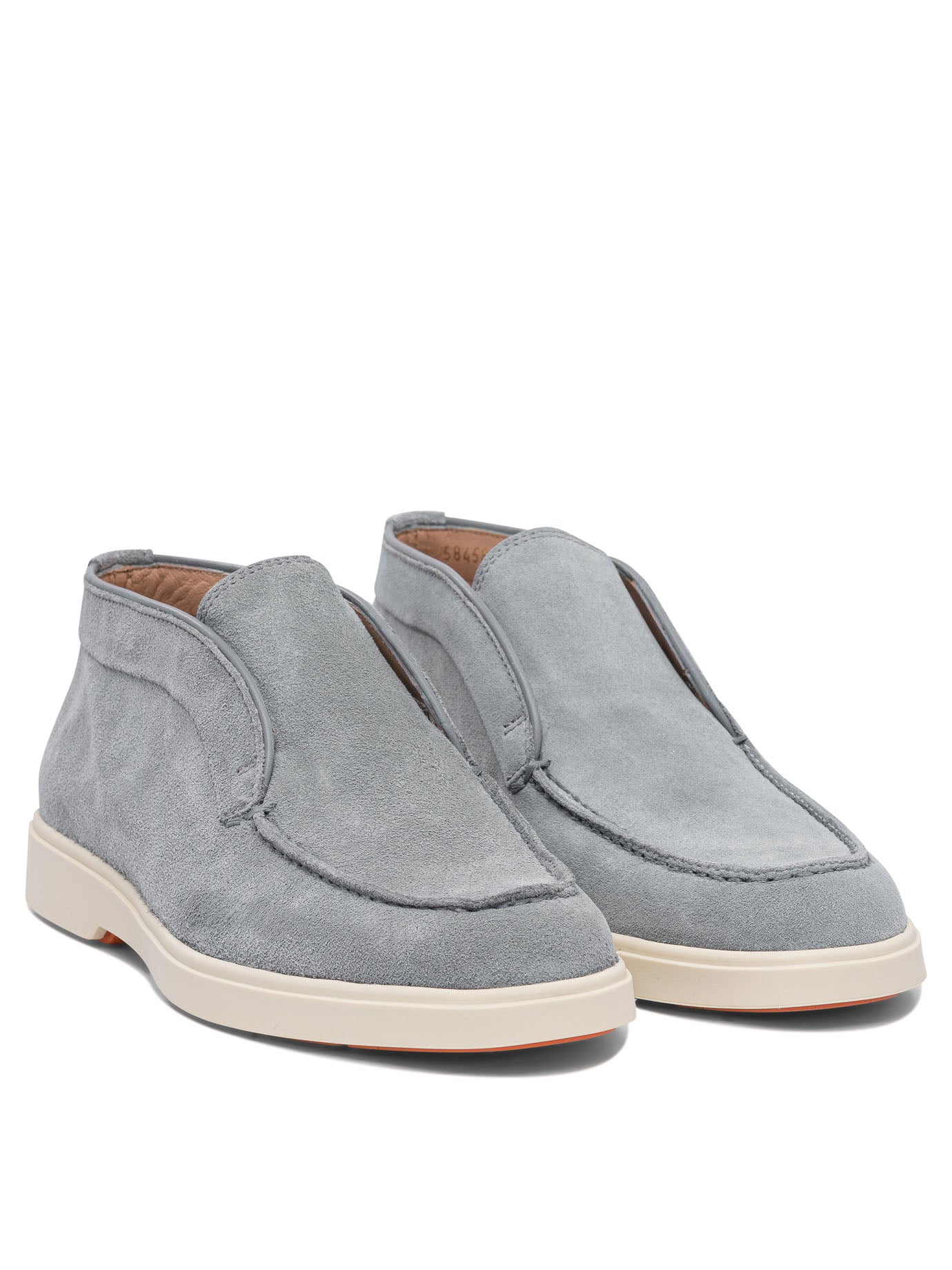 SANTONI Suede Slip-On Boots for Women