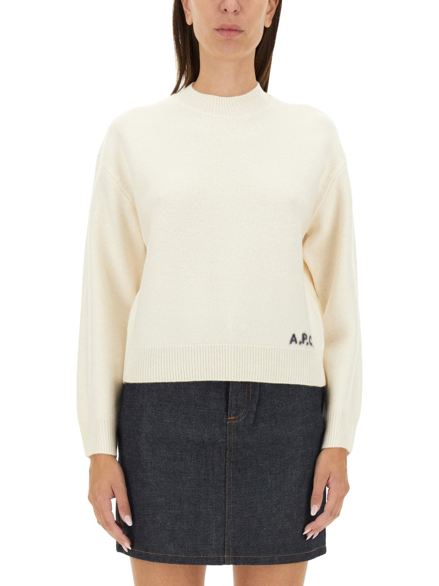 A.P.C. Esther Virgin Wool Crew-Neck Sweater
