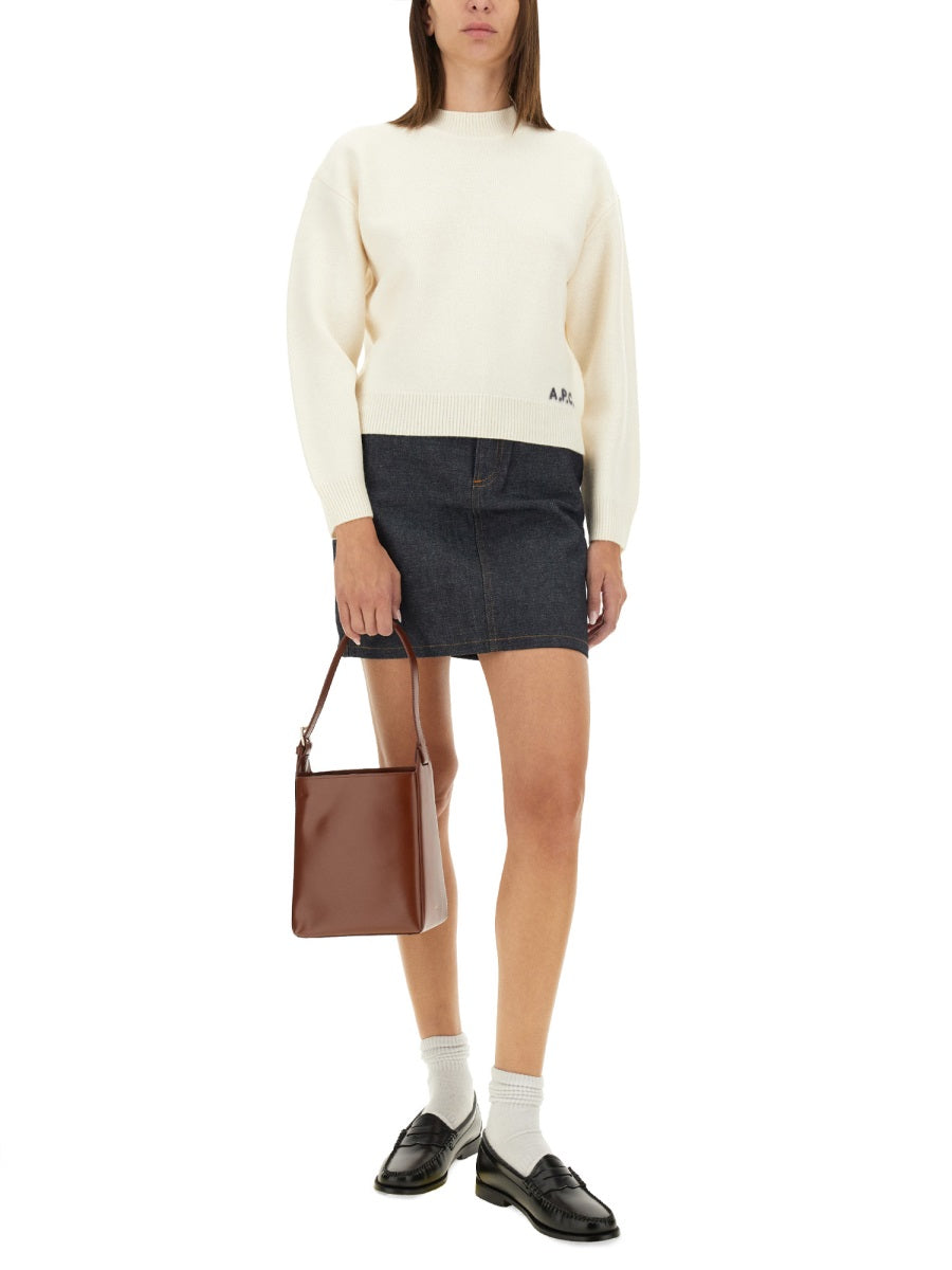 A.P.C. Esther Virgin Wool Crew-Neck Sweater